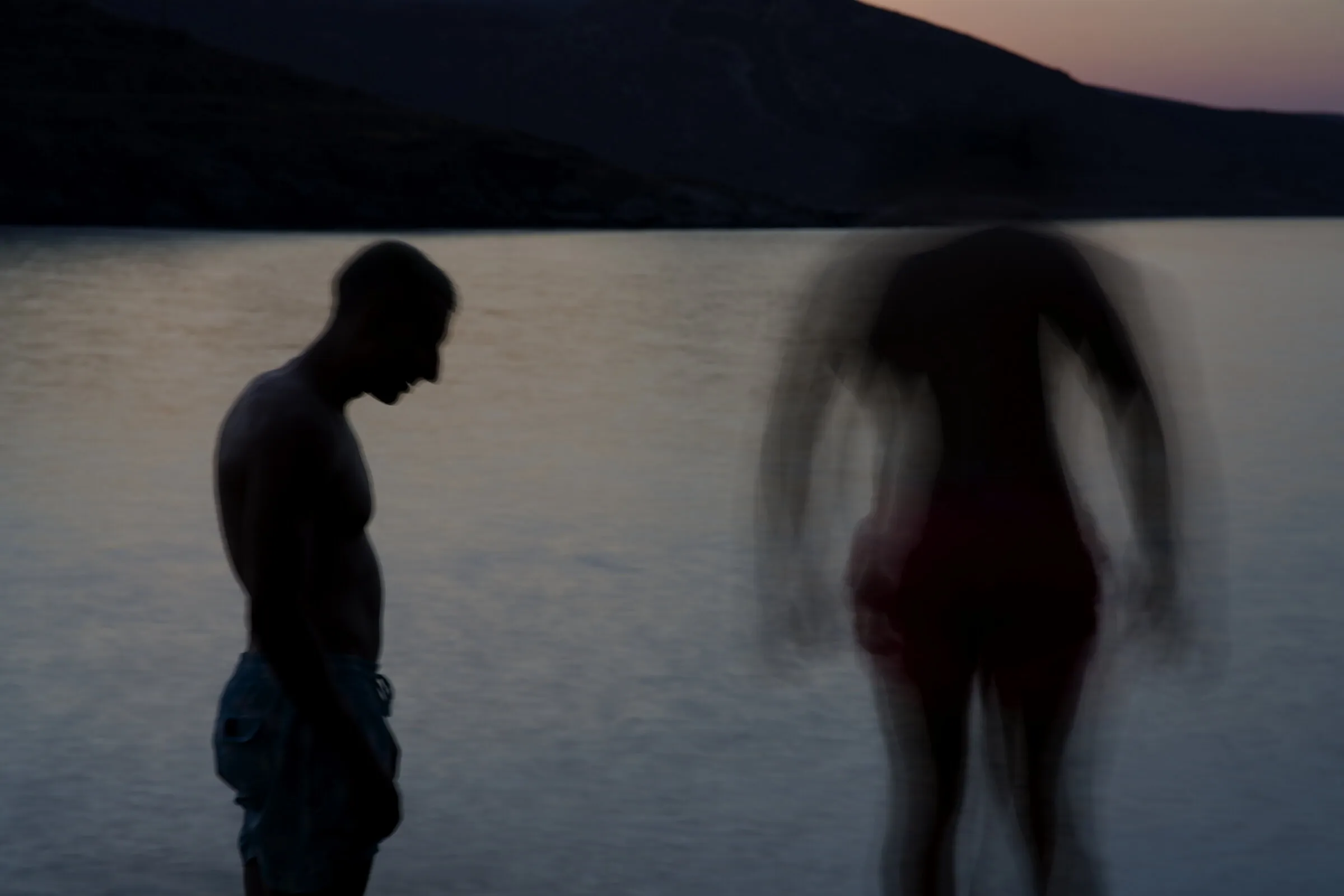 Dusk swim · Tinos
