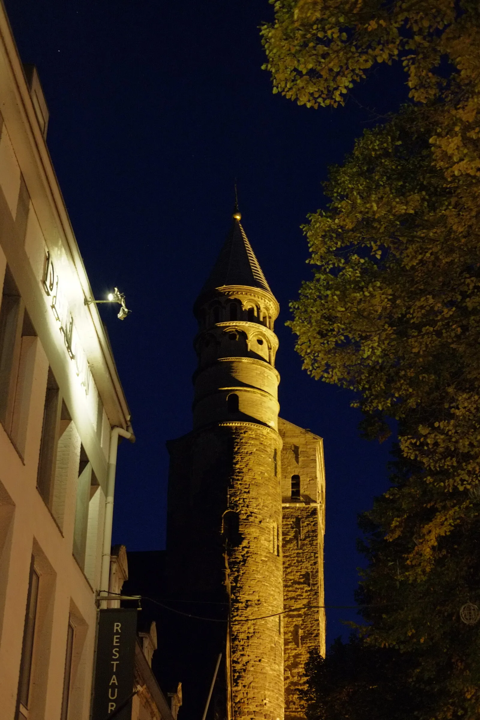 Tower at blue hour · Maastricht