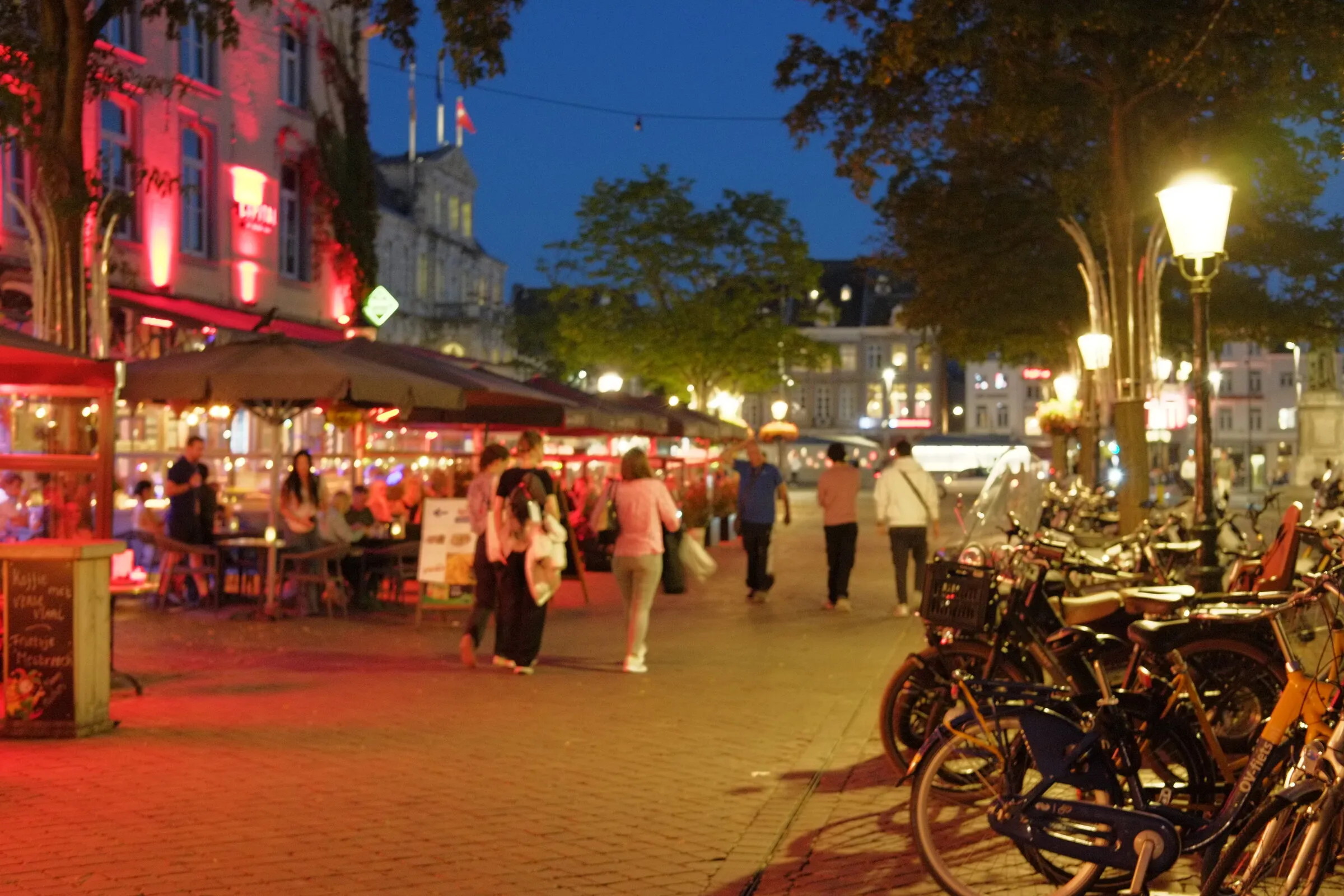 Old town at night · Maastricht